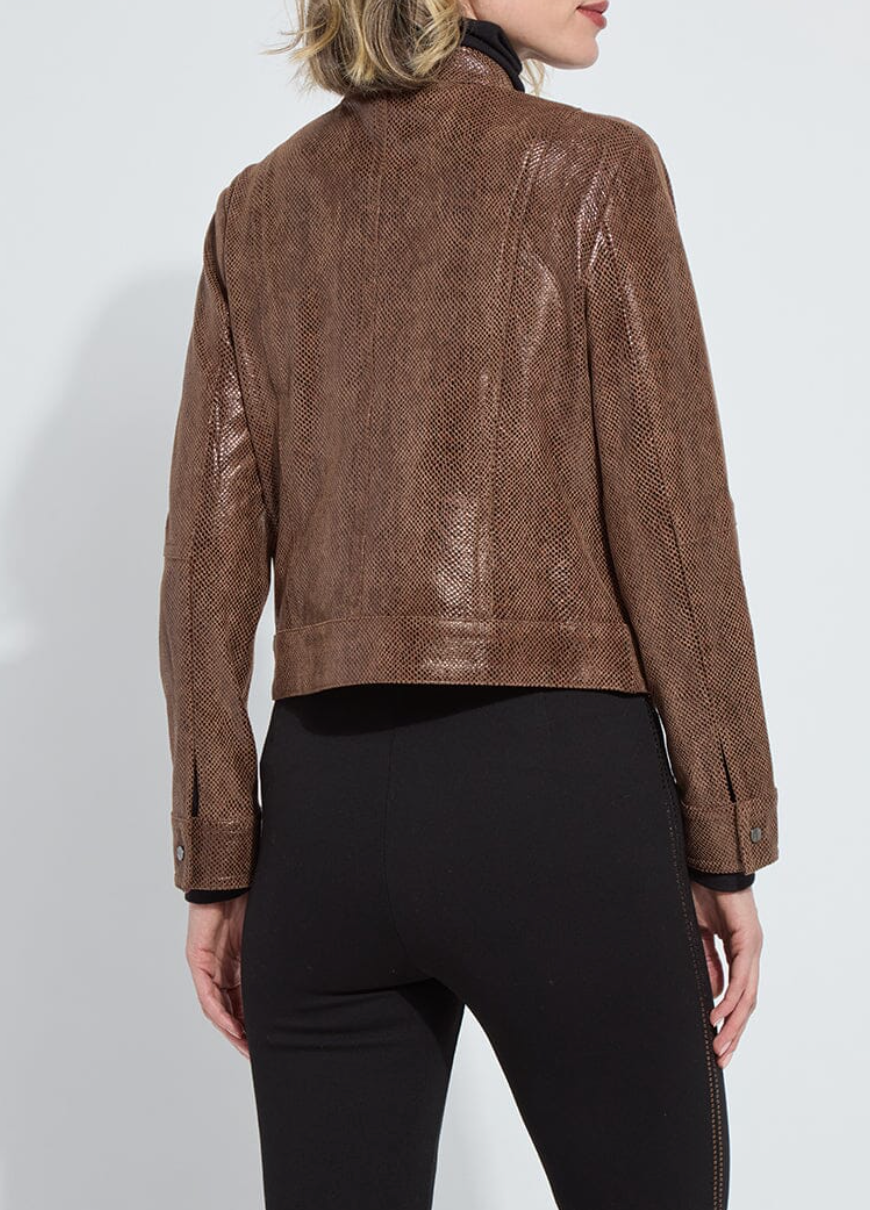 Porter Foil Vegan Suede Moto
