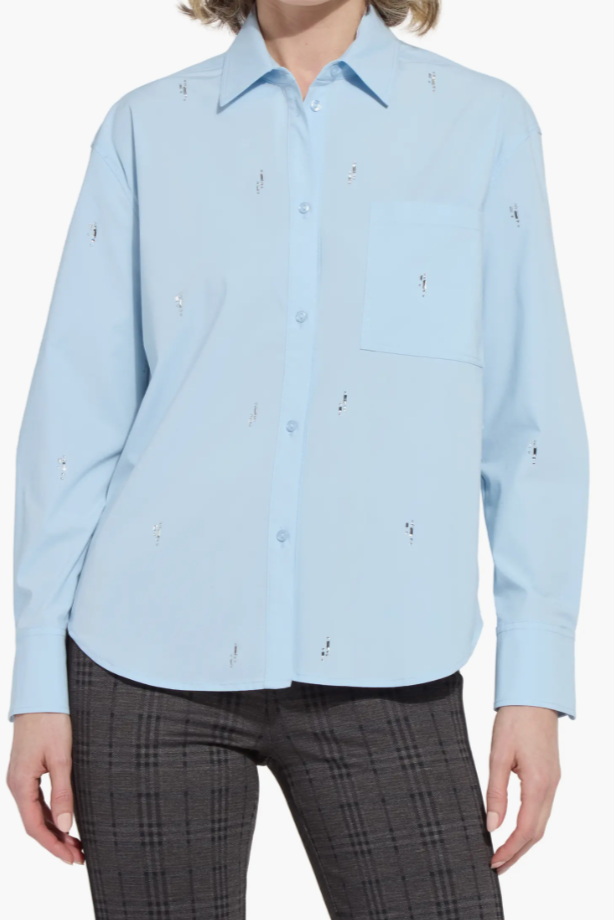 Skye Crystal Embellished Shirt