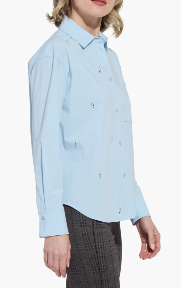 Skye Crystal Embellished Shirt