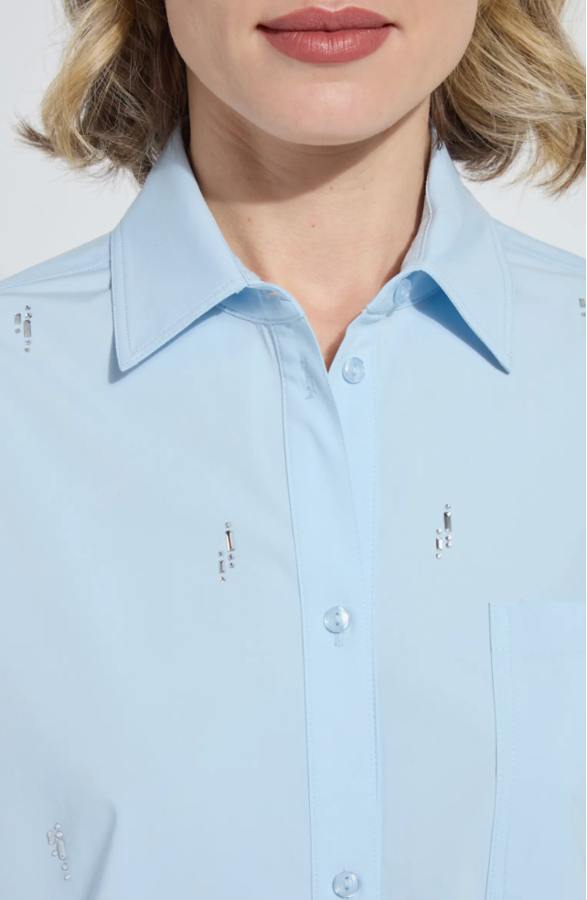 Skye Crystal Embellished Shirt