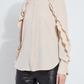 Isadora Raglan Ruffle Sleeve Blouse