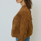 Atlas Genuine Suede Fringe Blazer