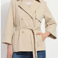 Dakota Cotton Cropped Trench