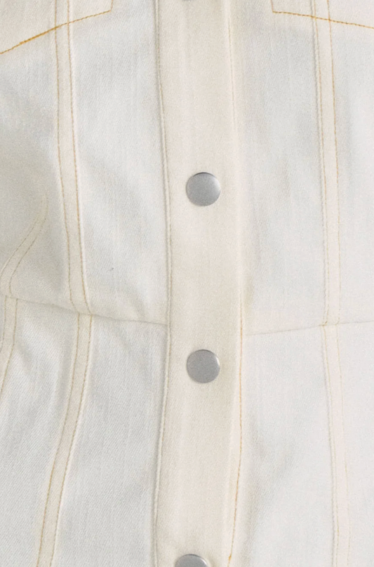 Rhea Stretch Denim Romper