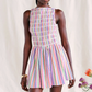Katinka Rainbow Stripe Mini Dress