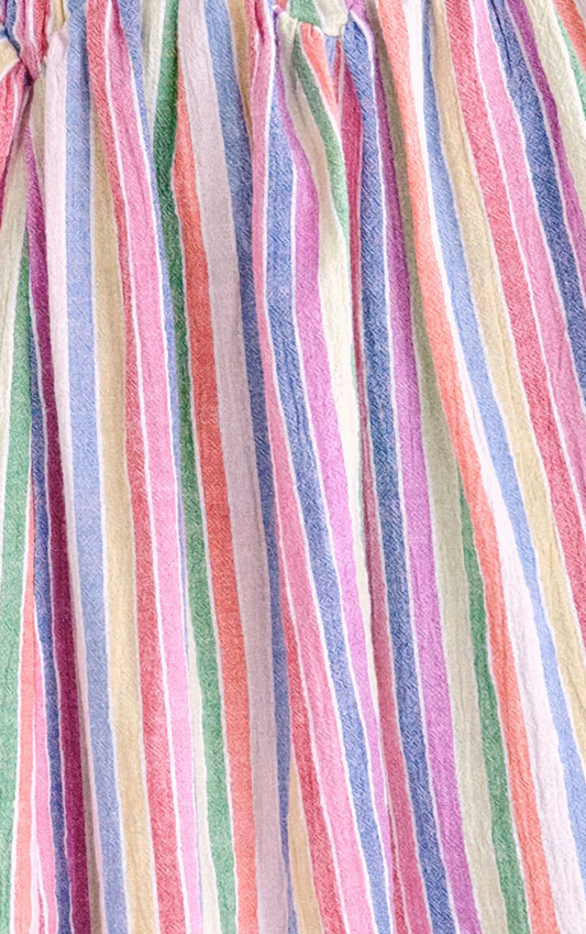 Katinka Rainbow Stripe Mini Dress