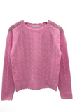 Heart Pointelle Sweater