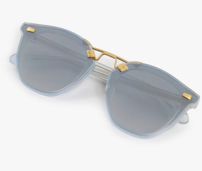 Beau Nylon Powder Blue 18K Mirrored