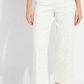 Audrey Pearled Embellished Crop Denim