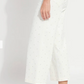 Audrey Pearled Embellished Crop Denim