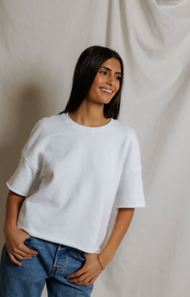 French Terry S/S Loose Sweatshirt