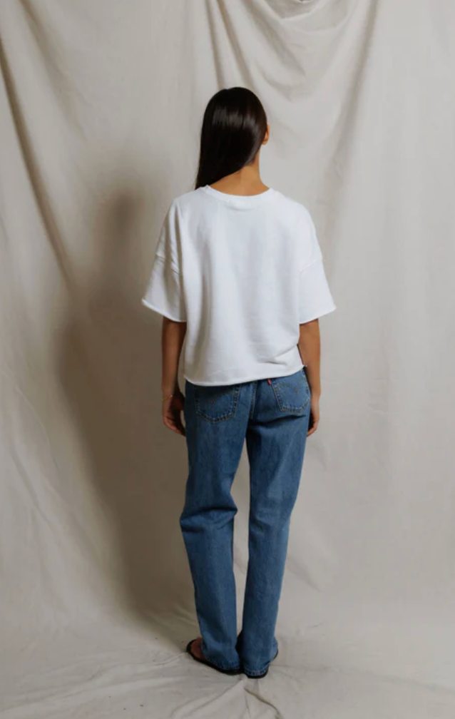 French Terry S/S Loose Sweatshirt