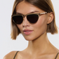 Heidi 18K Chroma + Havana Sunglasses