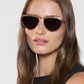 Heidi 18K Chroma + Havana Sunglasses