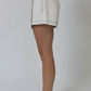 Chelsea Asymmetrical Vegan Mini Skort