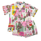 Greco Garden Pajama Shorts Set