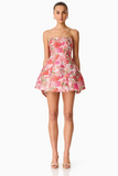 Floralie Strapless Mini Dress
