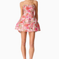 Floralie Strapless Mini Dress