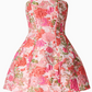 Floralie Strapless Mini Dress