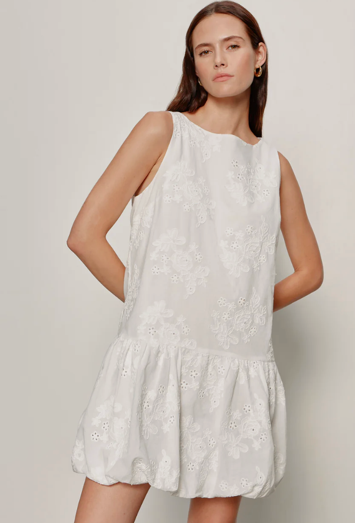 Garden Eyelet Bubble Dress
