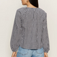 Perfect Gingham Button Blouse