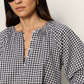 Perfect Gingham Button Blouse