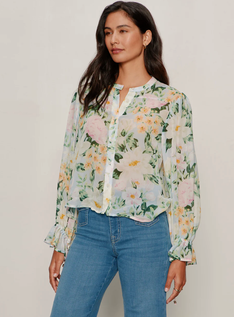 Femme Muse Button Blouse