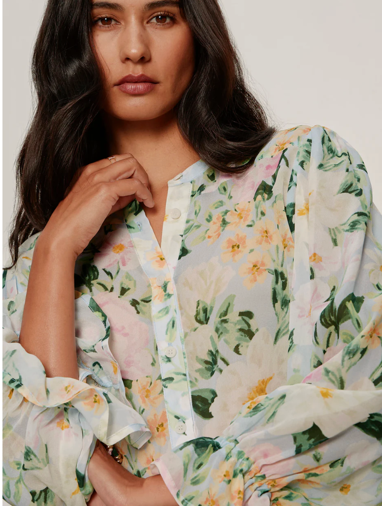 Femme Muse Button Blouse