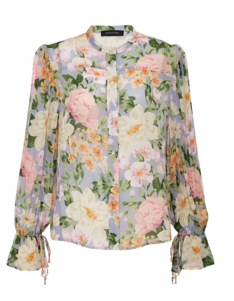 Femme Muse Button Blouse