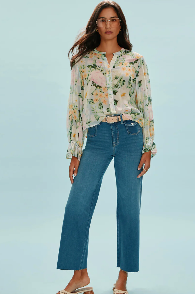 Femme Muse Button Blouse