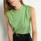 Mikka Buttoned Shoulder Tank