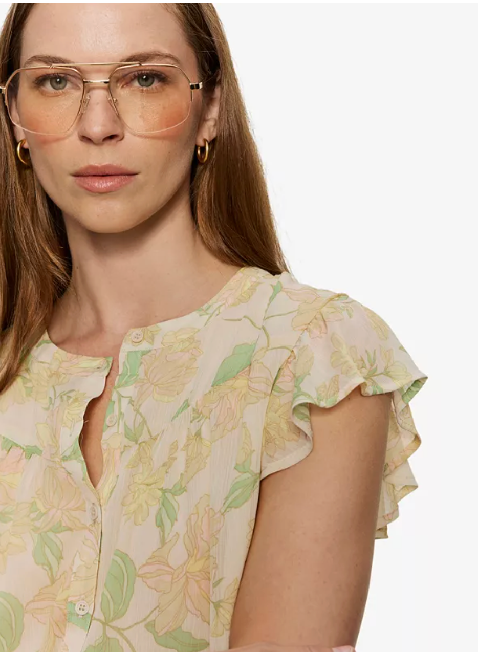 Free Spirited Ruffle Top