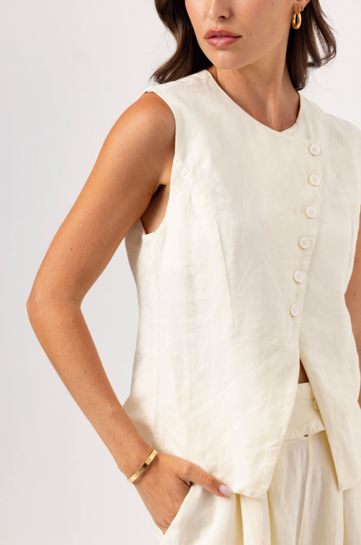 Denim Silken Vest