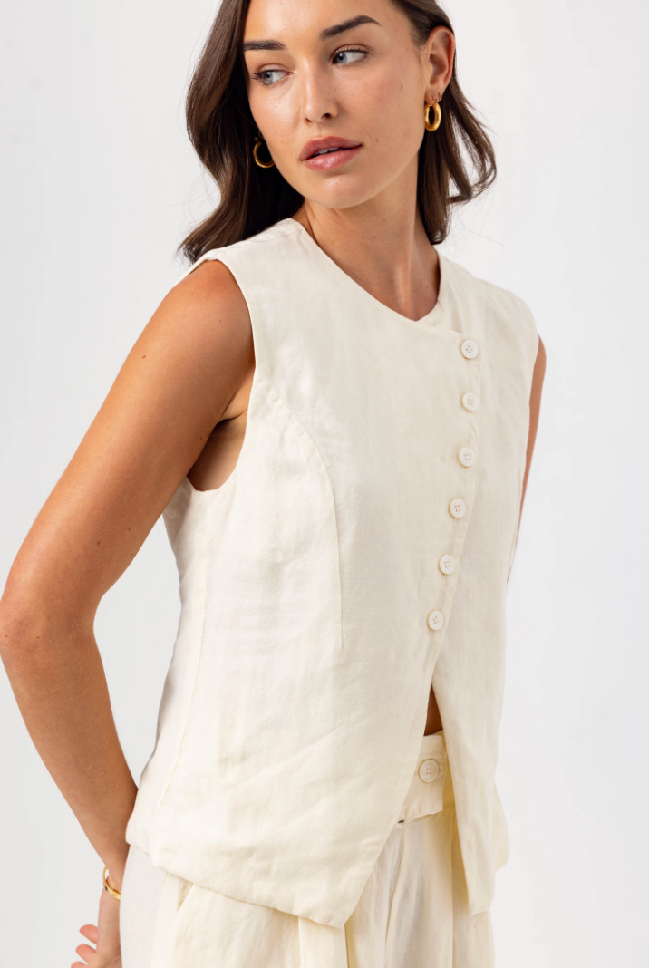 Denim Silken Vest