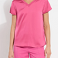 Saori V-Neck Mix Media Top