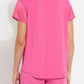 Saori V-Neck Mix Media Top