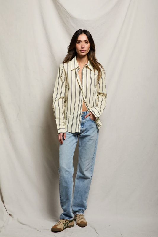 Gisele L/S Button Top