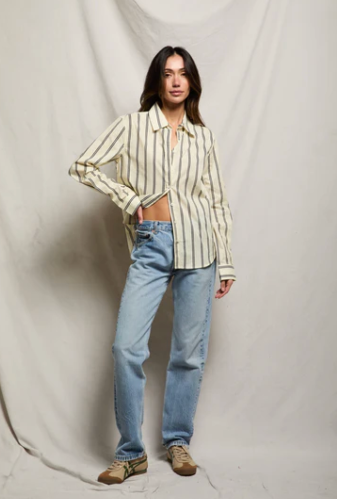 Gisele L/S Button Top