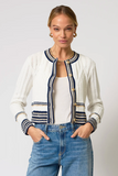 Francie Novelty Stitch Cardigan