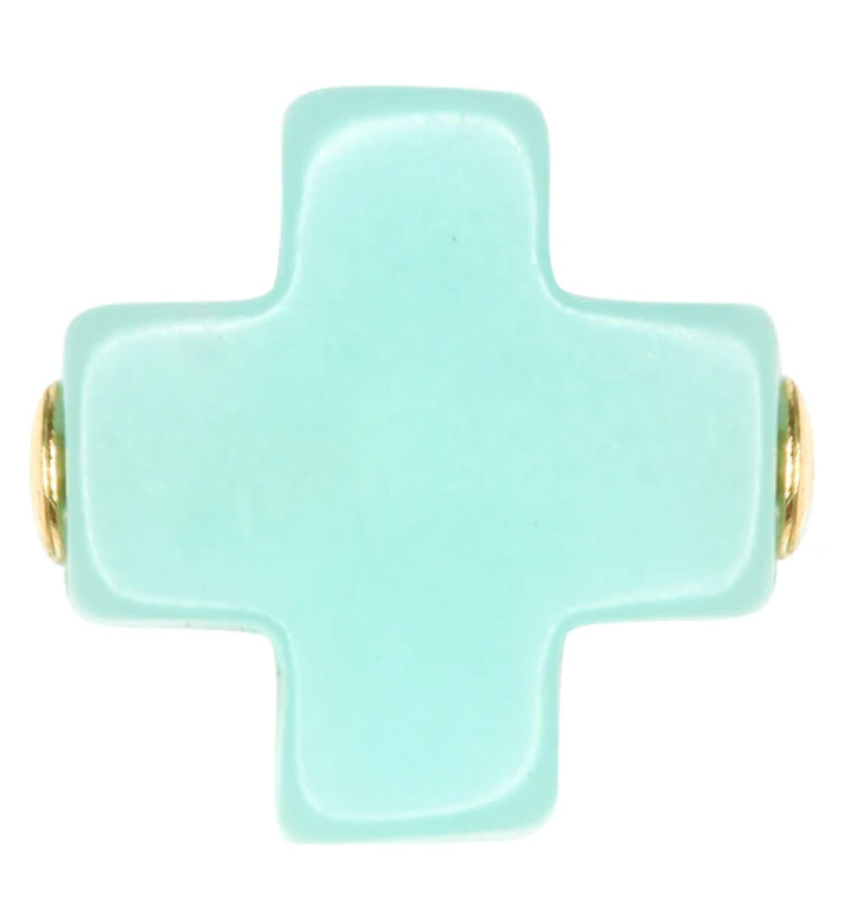 EGIRL Small Signature Cross Color Bead Bracelet