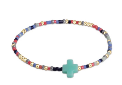 EGIRL Hope Unwritten Signature Cross Color Bracelet