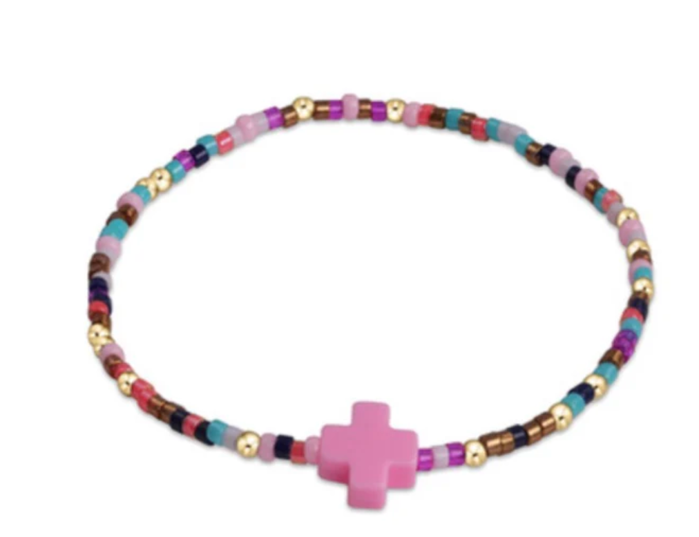 EGIRL Hope Unwritten Signature Cross Color Bracelet