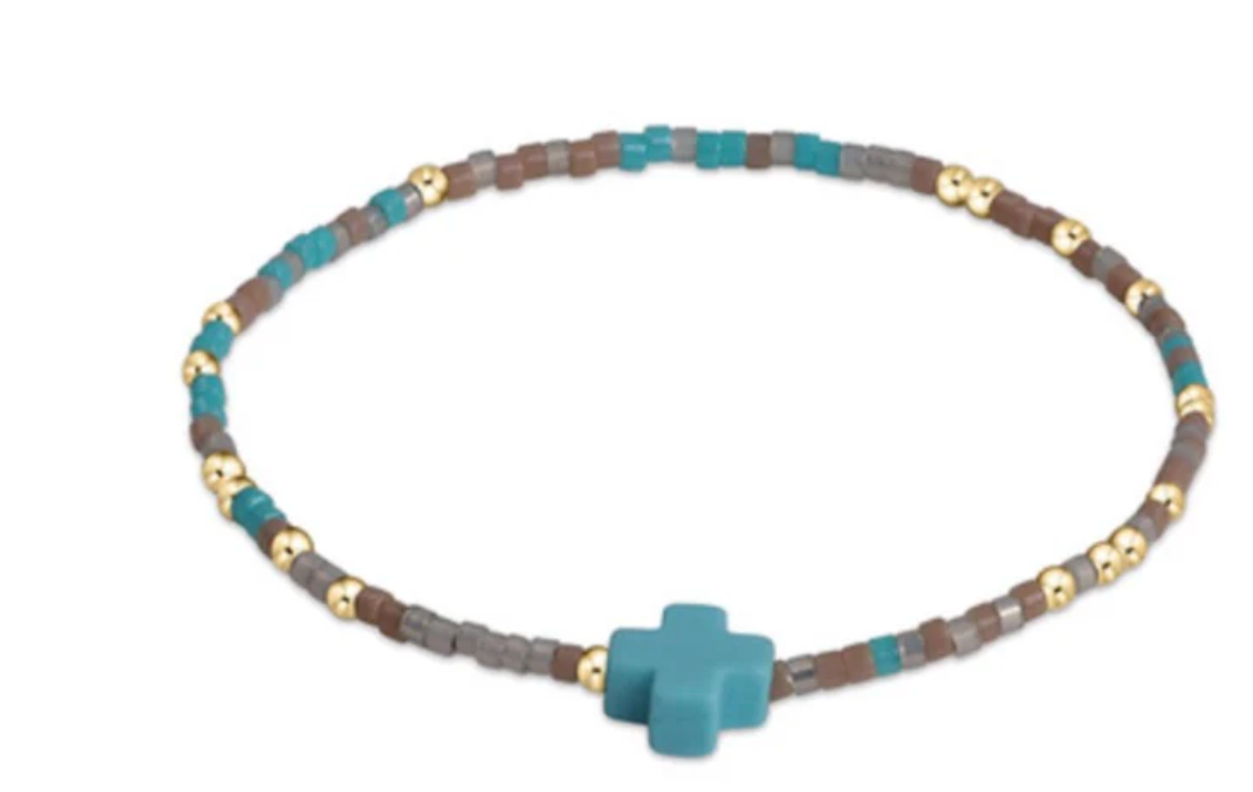 EGIRL Hope Unwritten Signature Cross Color Bracelet