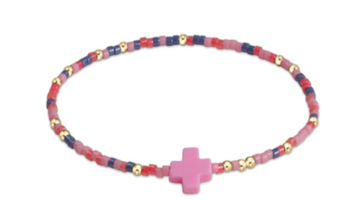 EGIRL Hope Unwritten Signature Cross Color Bracelet