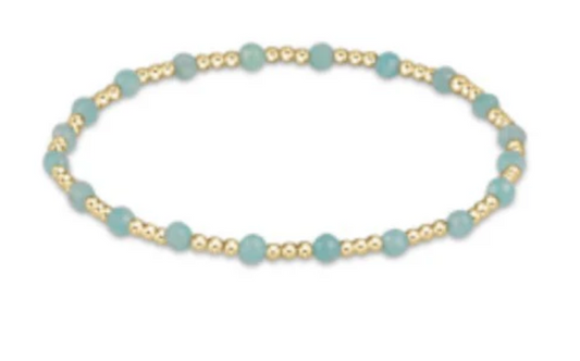 Gemstone Sincerity Pattern Bead Bracelet