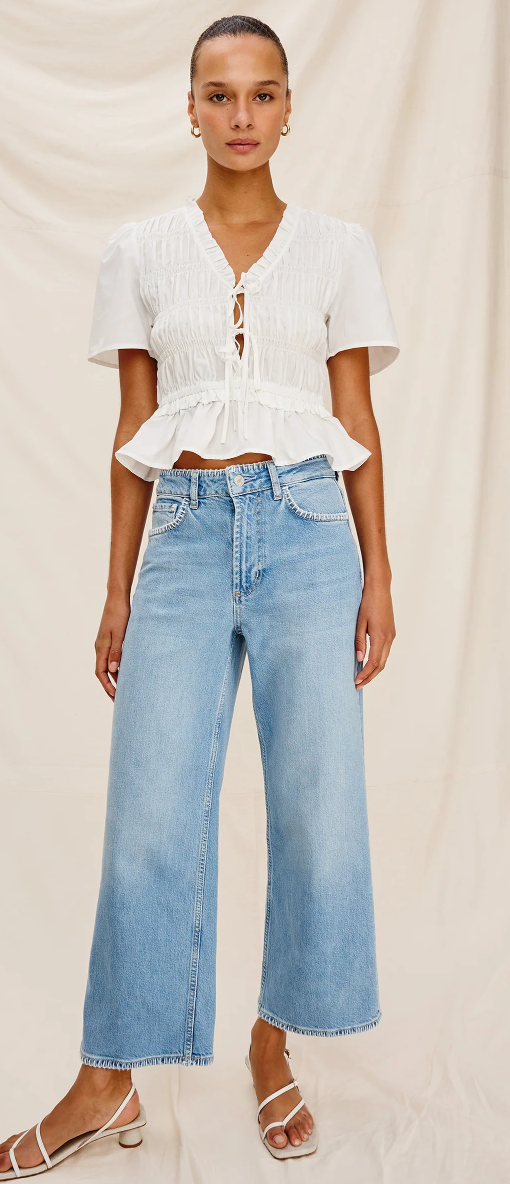 Getty Wide Leg Crop
